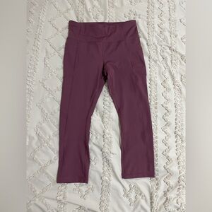 Avia Women's Cropped Purple Leggings